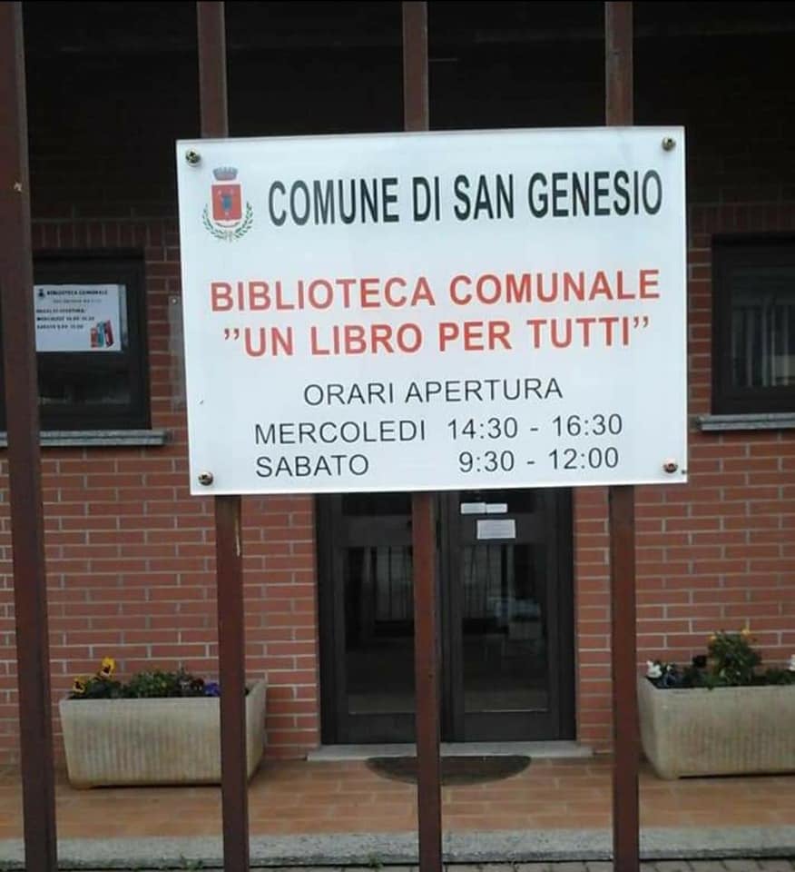 Sosteniamo la Biblioteca Comunale
